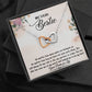 My Dear Bestie - Always My - Interlocking Hearts Necklace - Celeste Jewel