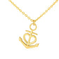 My Dearest Friend - I'll Be The Wings (Blue) - Anchor Necklace - Celeste Jewel