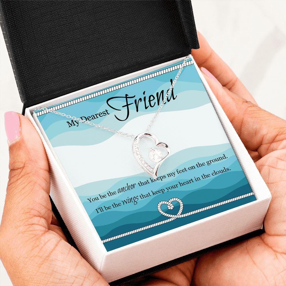 My Dearest Friend - I'll Be The Wings - Eternal Love Necklace - Celeste Jewel