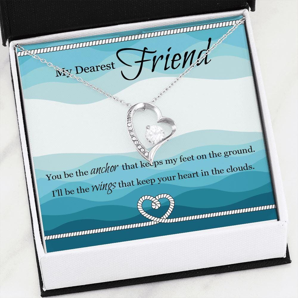 My Dearest Friend - I'll Be The Wings - Eternal Love Necklace - Celeste Jewel