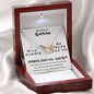 My Dearest Unbiological Sister - Interlocking Hearts Necklace - Celeste Jewel