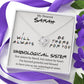 My Dearest Unbiological Sister - Love Knot Necklace - Celeste Jewel