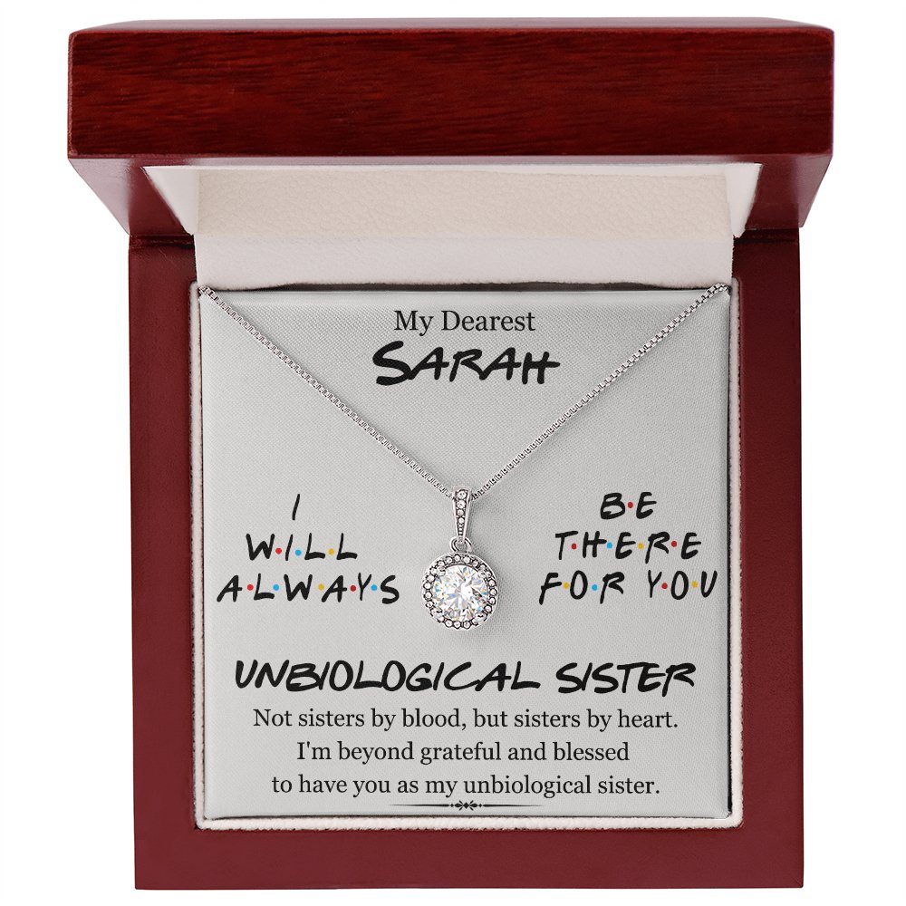My Dearest Unbiological Sister - Personalized Gift For Best Friend - Eternal Hope Necklace - Celeste Jewel