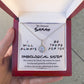 My Dearest Unbiological Sister - Personalized Gift For Best Friend - Eternal Hope Necklace - Celeste Jewel