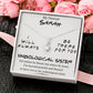 My Dearest Unbiological Sister - Sparkling Radiance Necklace - Celeste Jewel