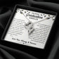 On Your Graduation - Always Be You - Duo Hearts Necklace - Celeste Jewel