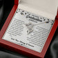 On Your Graduation - Always Be You - Duo Hearts Necklace - Celeste Jewel