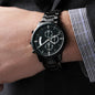 Personalized Black Chronograph Watch For Men - Celeste Jewel