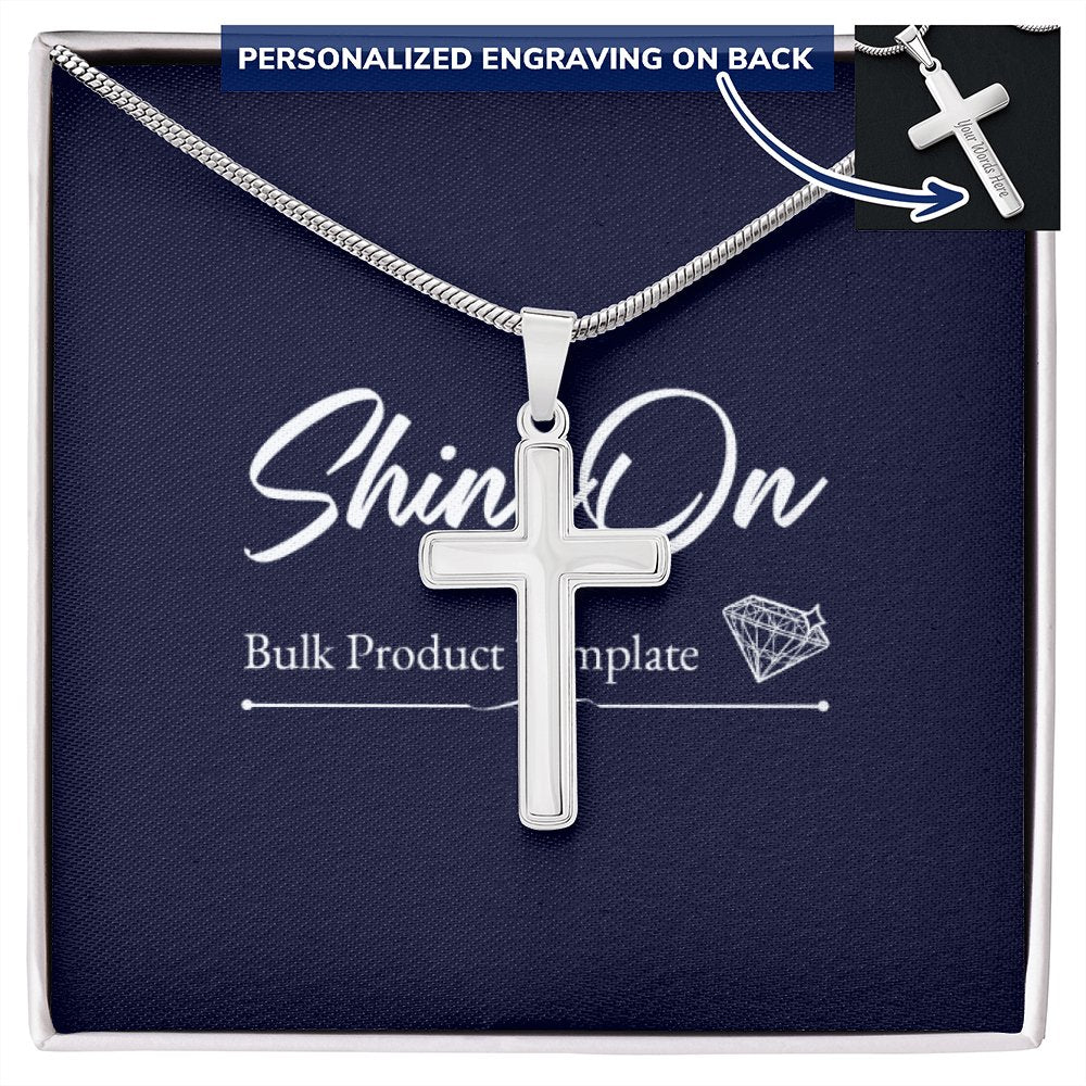 Personalized Cross Necklace - Celeste Jewel