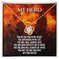 Personalized Gift For Firefighter - My Hero - Love Knot Necklace - Celeste Jewel