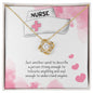 Personalized Gift For Nurse - Strong Enough - Love Knot Necklace - Celeste Jewel