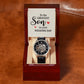 Personalized Wedding Day Gift For Son - Men's Skeleton Watch - Celeste Jewel