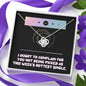 Pickup Line Gift For Her - This Week's Hottest Single - Love Knot Necklace - Celeste Jewel