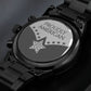 Proudly American - Black Chronograph Watch - Celeste Jewel