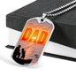 Reel Cool Dad - Luxury Dog Tag Necklace - Celeste Jewel