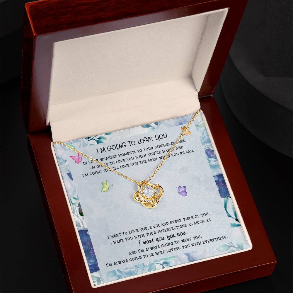 Romantic Gift For Her - I Want You For You - Love Knot Necklace - Celeste Jewel