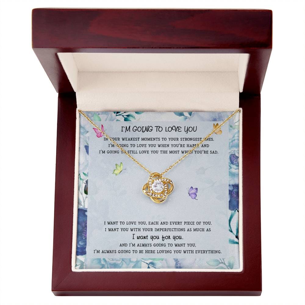 Romantic Gift For Her - I Want You For You - Love Knot Necklace - Celeste Jewel