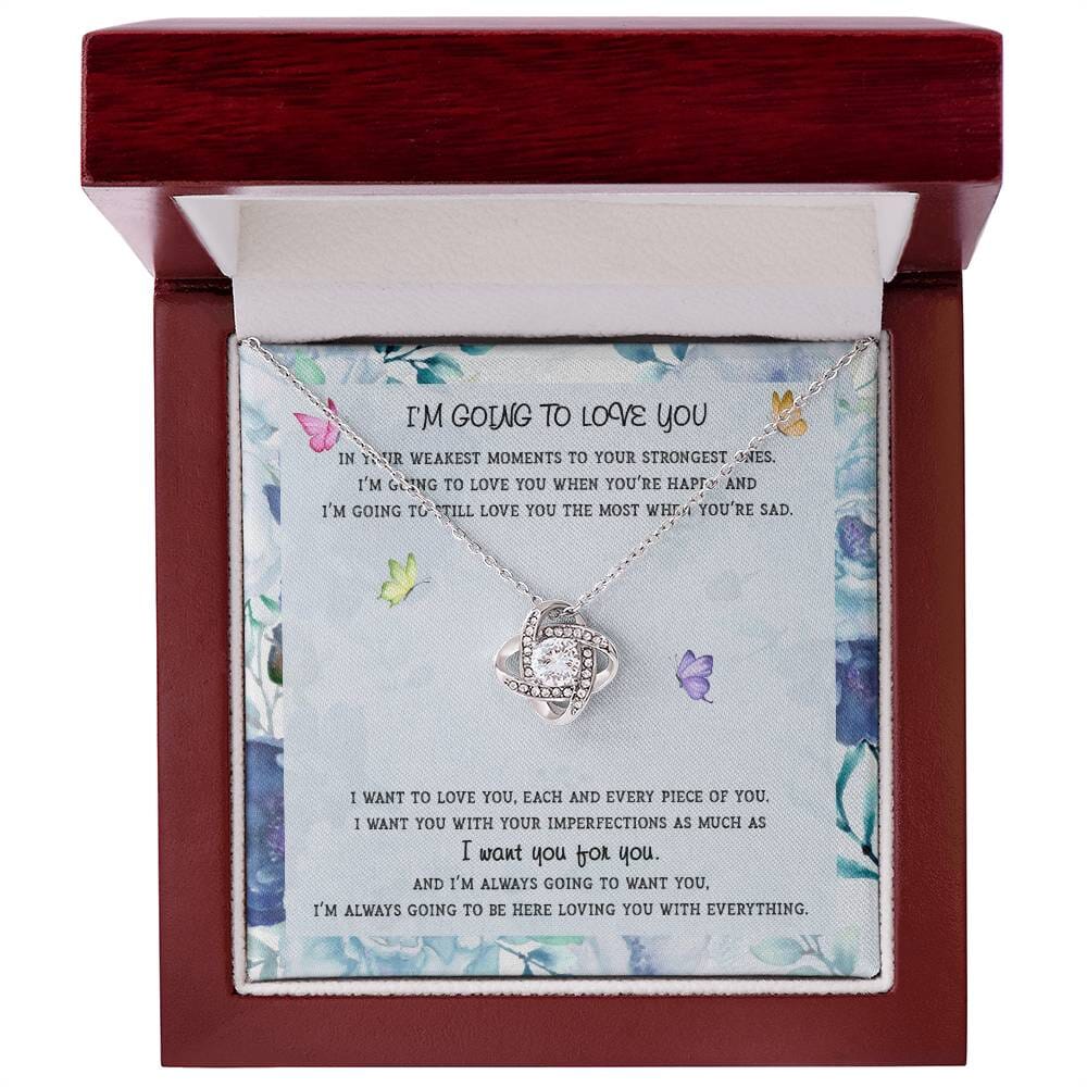 Romantic Gift For Her - I Want You For You - Love Knot Necklace - Celeste Jewel