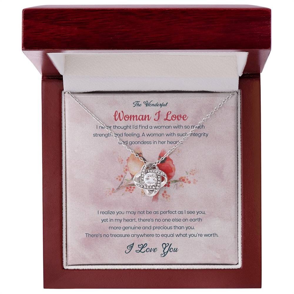 Romantic Gift For Her - Woman I Love - Love Knot Necklace - Celeste Jewel