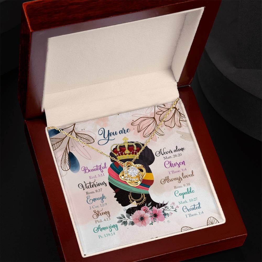 Romantic Gift For My Queen - Love Knot Necklace - Celeste Jewel