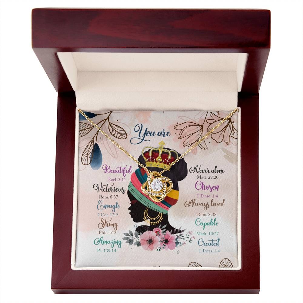 Romantic Gift For My Queen - Love Knot Necklace - Celeste Jewel