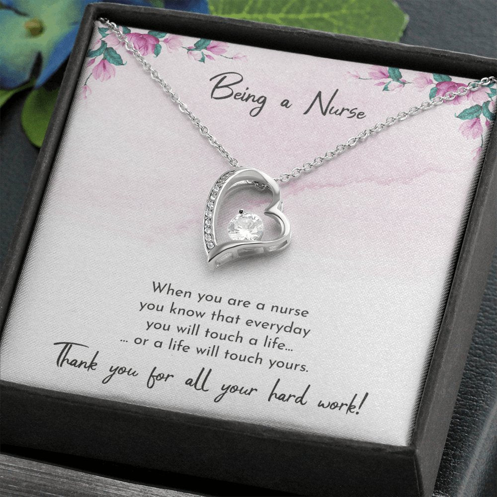 Sentimental Gift For Nurse - Being A Nurse - Eternal Love Necklace - Celeste Jewel