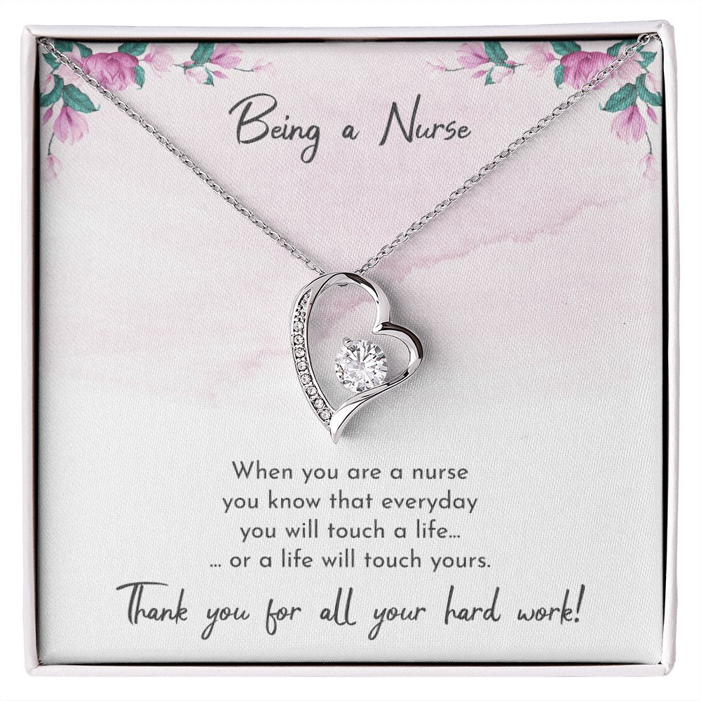 Sentimental Gift For Nurse - Being A Nurse - Eternal Love Necklace - Celeste Jewel