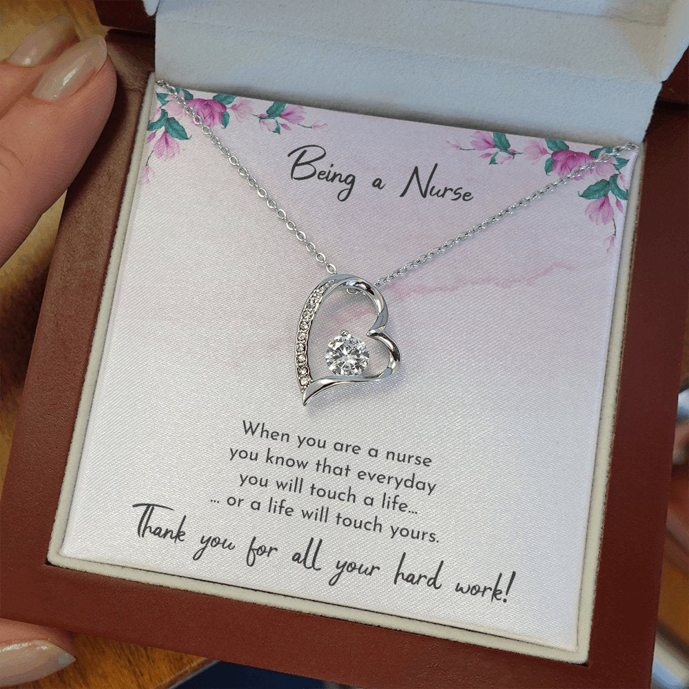 Sentimental Gift For Nurse - Being A Nurse - Eternal Love Necklace - Celeste Jewel