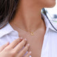 Sentimental Gift For Sister - Birthday Present - Dainty Heart Necklace - Celeste Jewel