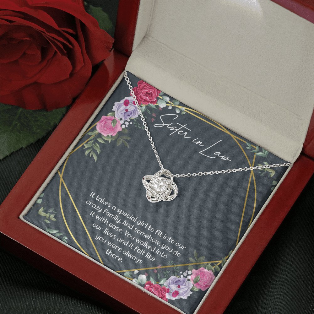 Sister In Law - Always There - Love Knot Necklace - Celeste Jewel