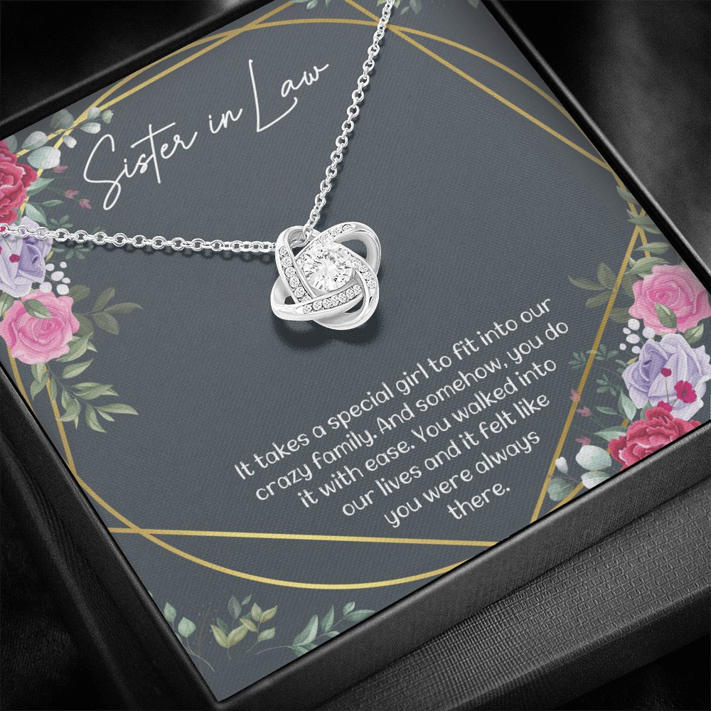 Sister In Law - Always There - Love Knot Necklace - Celeste Jewel
