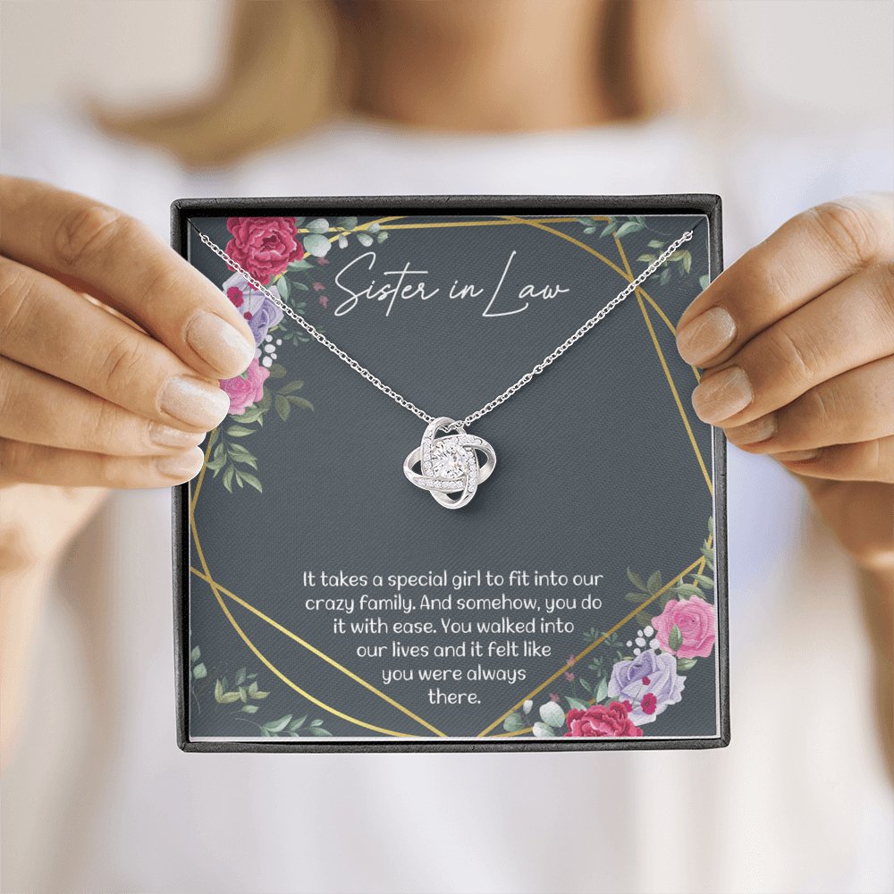 Sister In Law - Always There - Love Knot Necklace - Celeste Jewel