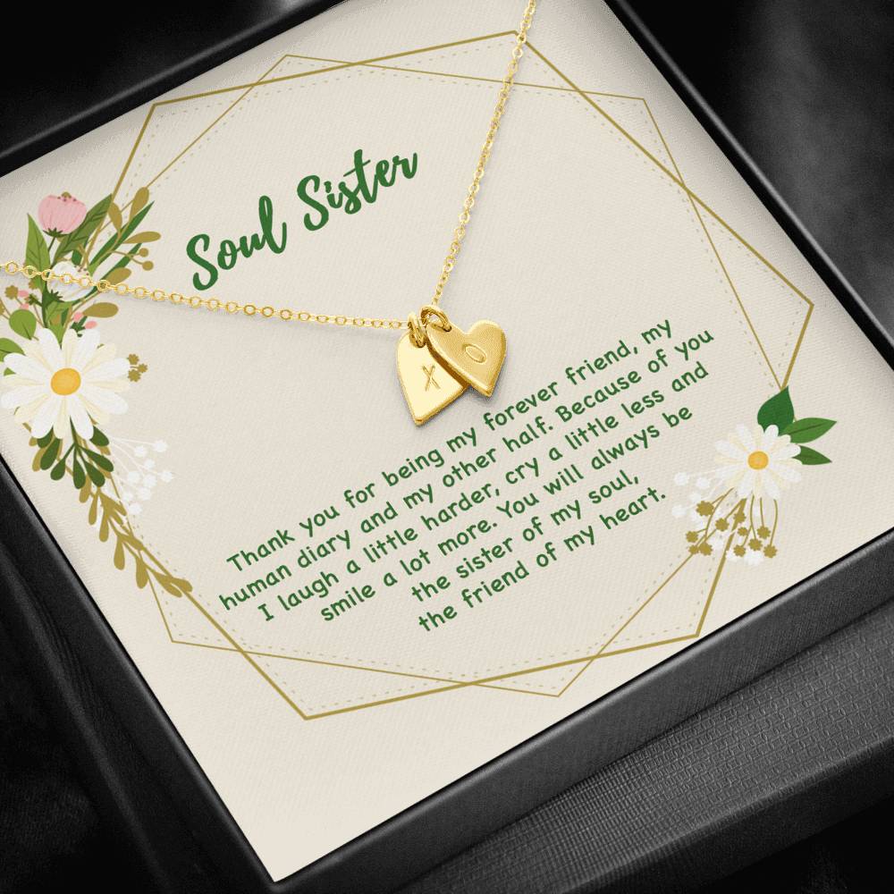 Sister Of My Soul - Love & Hugs Necklace - Celeste Jewel