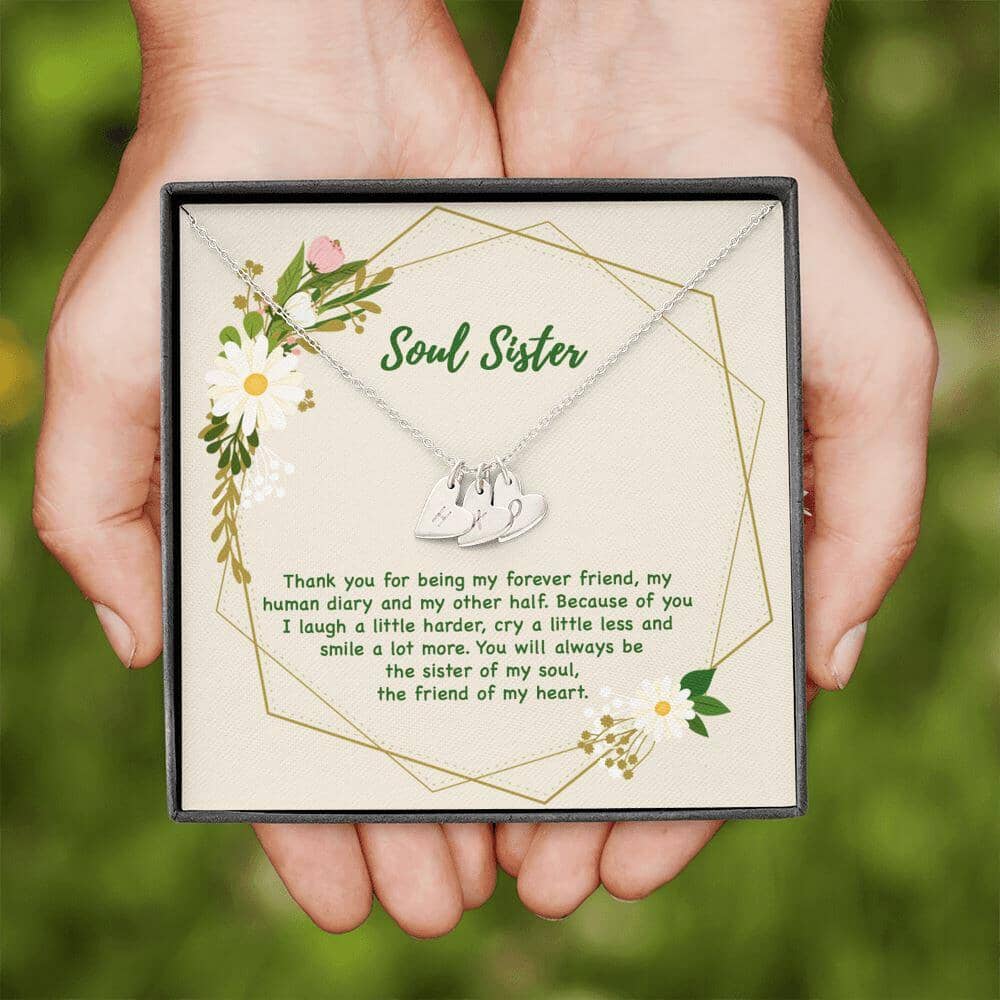 Sister Of My Soul - Love & Hugs Necklace Jewelry 