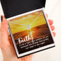 Spiritual Gift - Faith Is Not a Light - Faith Cross Necklace - Celeste Jewel