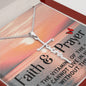 Spiritual Gift - Faith & Prayer - Faith Cross Necklace - Celeste Jewel
