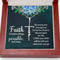 Spiritual Gift - It Makes Things Possible - Faith Cross Necklace - Celeste Jewel