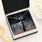 Spiritual Gift - Unseen But Felt - Faith Cross Necklace - Celeste Jewel