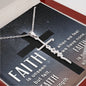 Spiritual Gift - Unseen But Felt - Faith Cross Necklace - Celeste Jewel