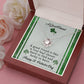 St Patrick's Day Gift - A Good Friend - Love Knot Necklace - Celeste Jewel