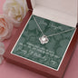 St Patrick's Day Gift - Personalized Daughter Gift - Love Knot Necklace - Celeste Jewel