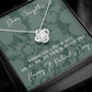St Patrick's Day Gift - Personalized Daughter Gift - Love Knot Necklace - Celeste Jewel