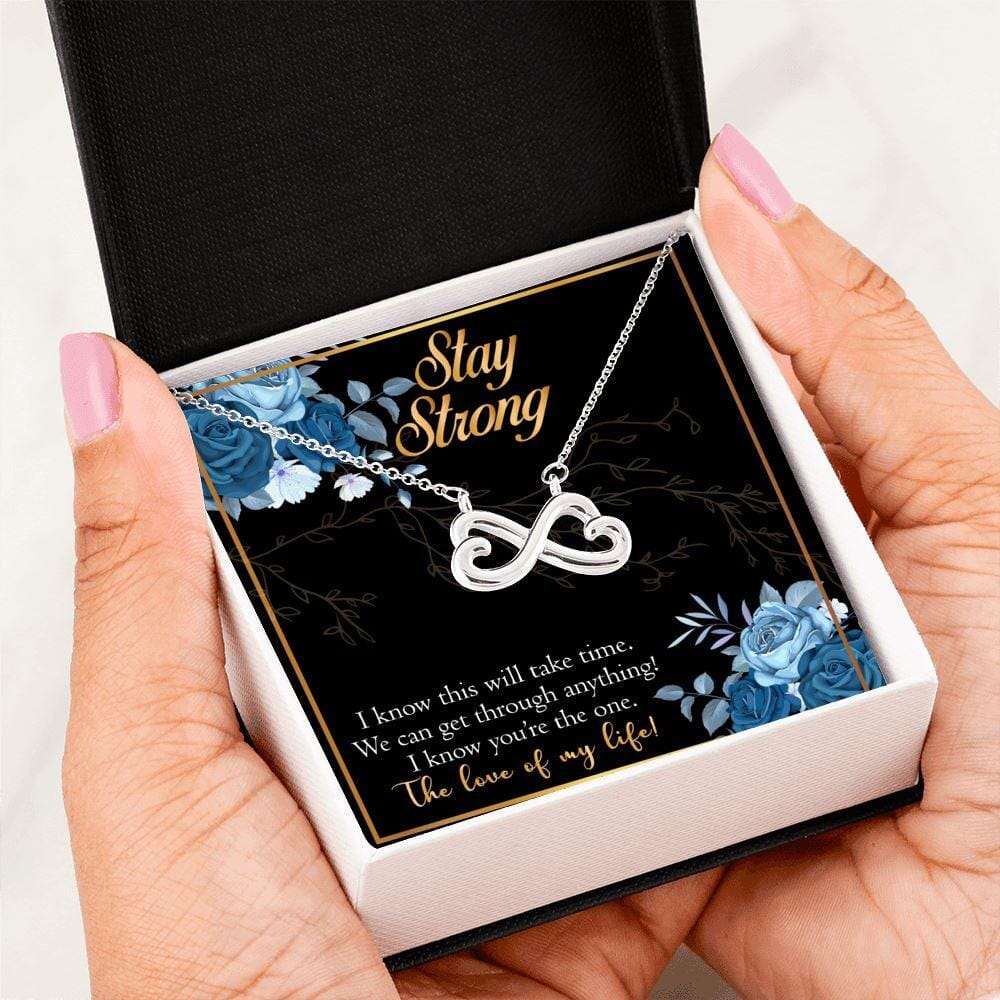 Stay Strong - Infinity Necklace - Celeste Jewel