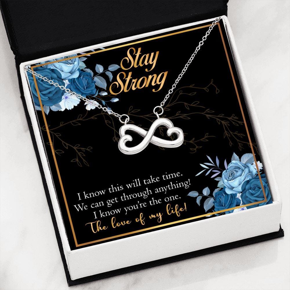 Stay Strong - Infinity Necklace - Celeste Jewel