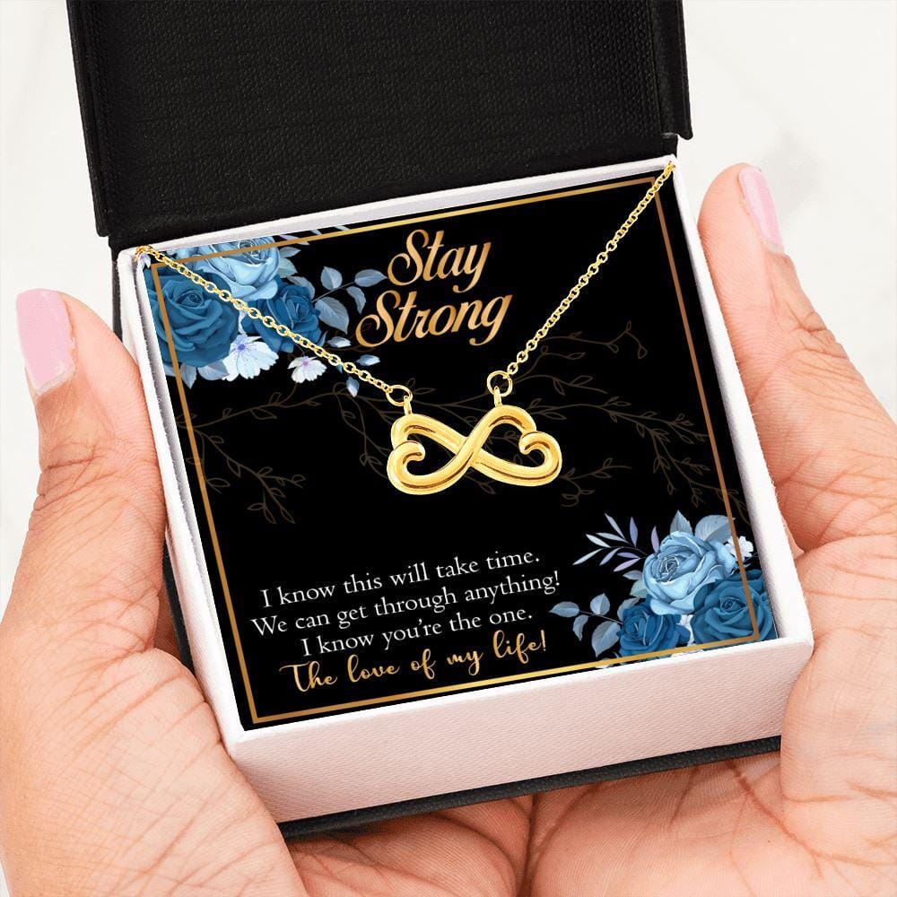 Stay Strong - Infinity Necklace - Celeste Jewel