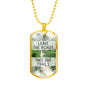 Take The Trails - Dog Tag Necklace With Engraving - Celeste Jewel