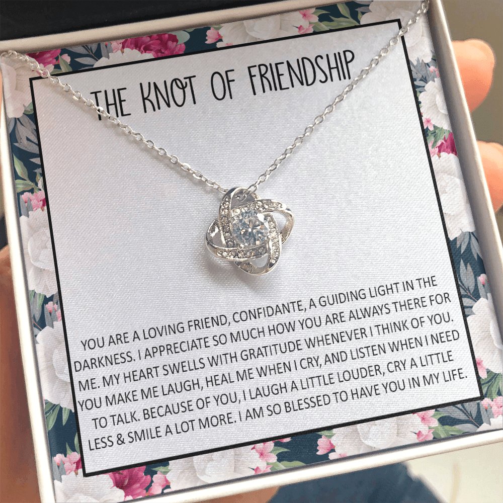 The Knot Of Friendship - Best Friend Gift - Love Knot Necklace - Celeste Jewel