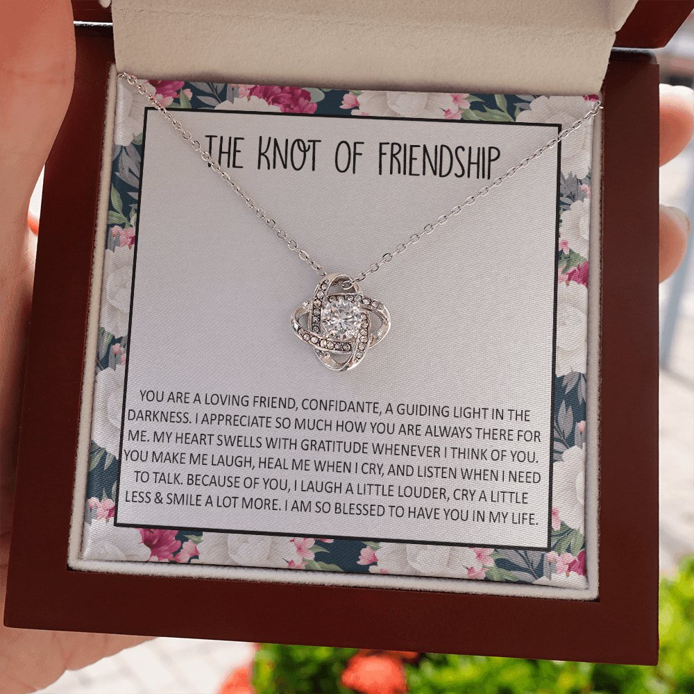 The Knot Of Friendship - Best Friend Gift - Love Knot Necklace - Celeste Jewel