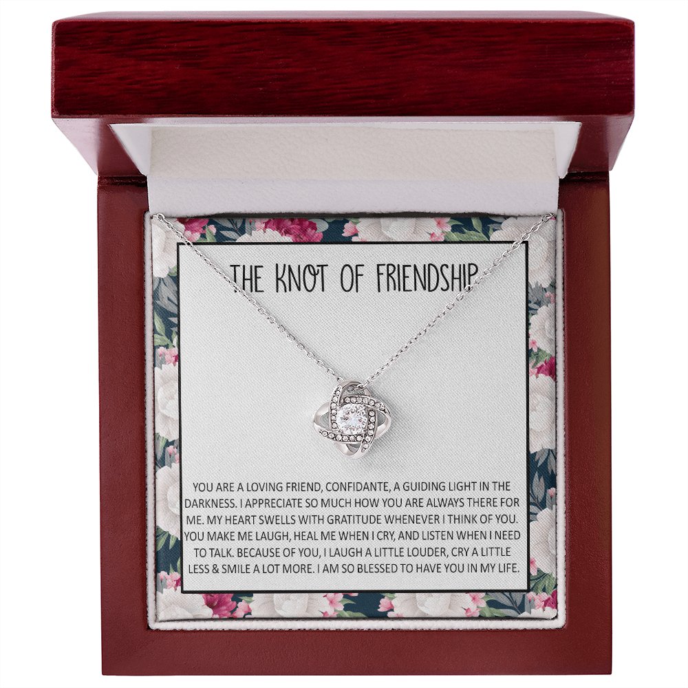 The Knot Of Friendship - Best Friend Gift - Love Knot Necklace - Celeste Jewel