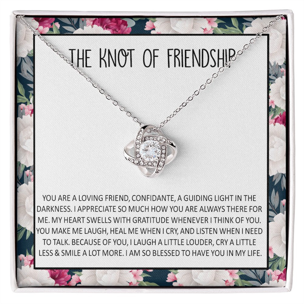 The Knot Of Friendship - Best Friend Gift - Love Knot Necklace - Celeste Jewel
